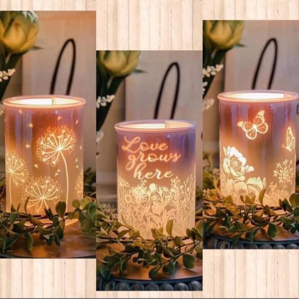 ** GENTLY USED WITH BOX ** Scentsy Cast Spring Pack warmer